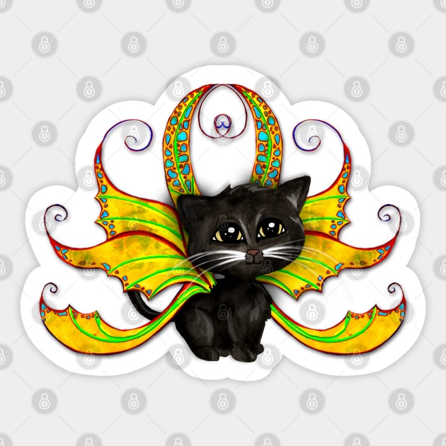 Fairy Kitten Sticker by JenStedman73